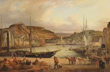 View of the Commercial Port at Cherbourg